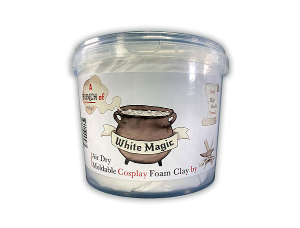 Moldable Foam Clay, 900g, White